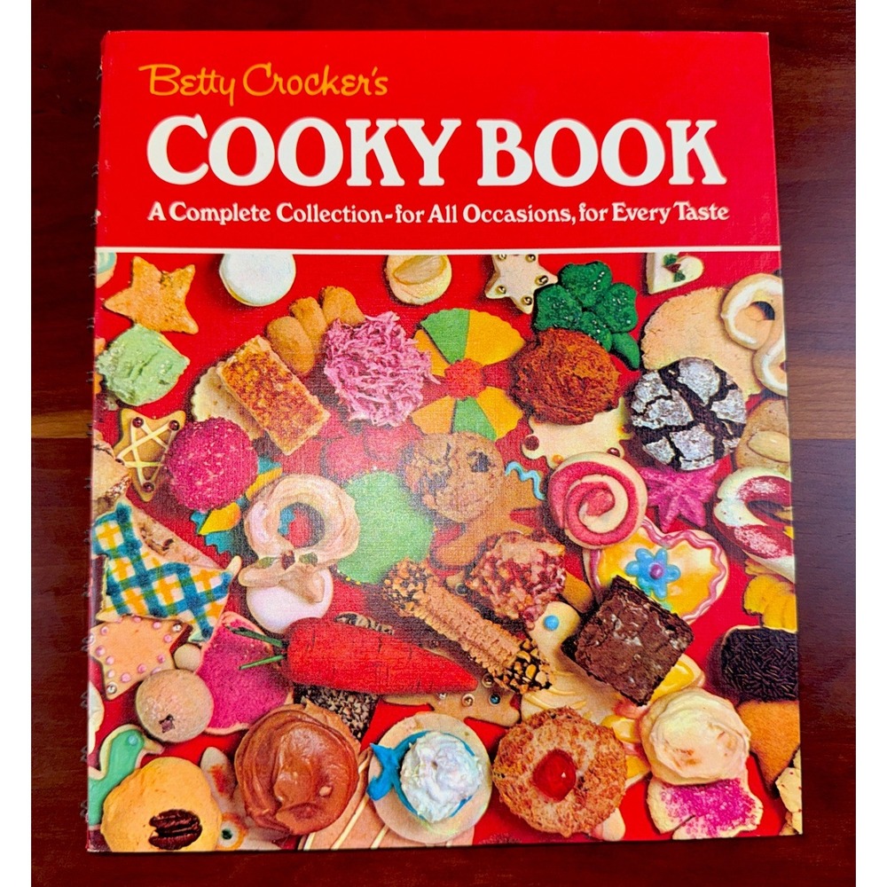 VTG Betty Crocker's Cooky Book 1973 Spiral Bound Vintage Cookie Recipe Cookbook